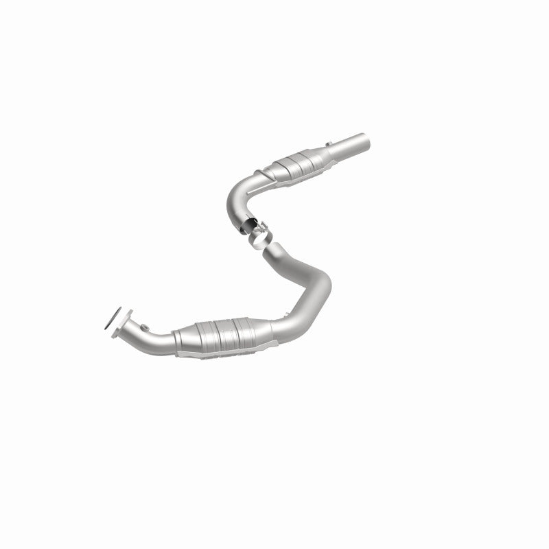 MagnaFlow direct-fit catalytic converter fits 2006 Chevrolet Express 3500, 2006 GMC Savana 3500, and additional vehicles and 2006 Chevrolet Express 2500 4.8L stainless steel CARB c