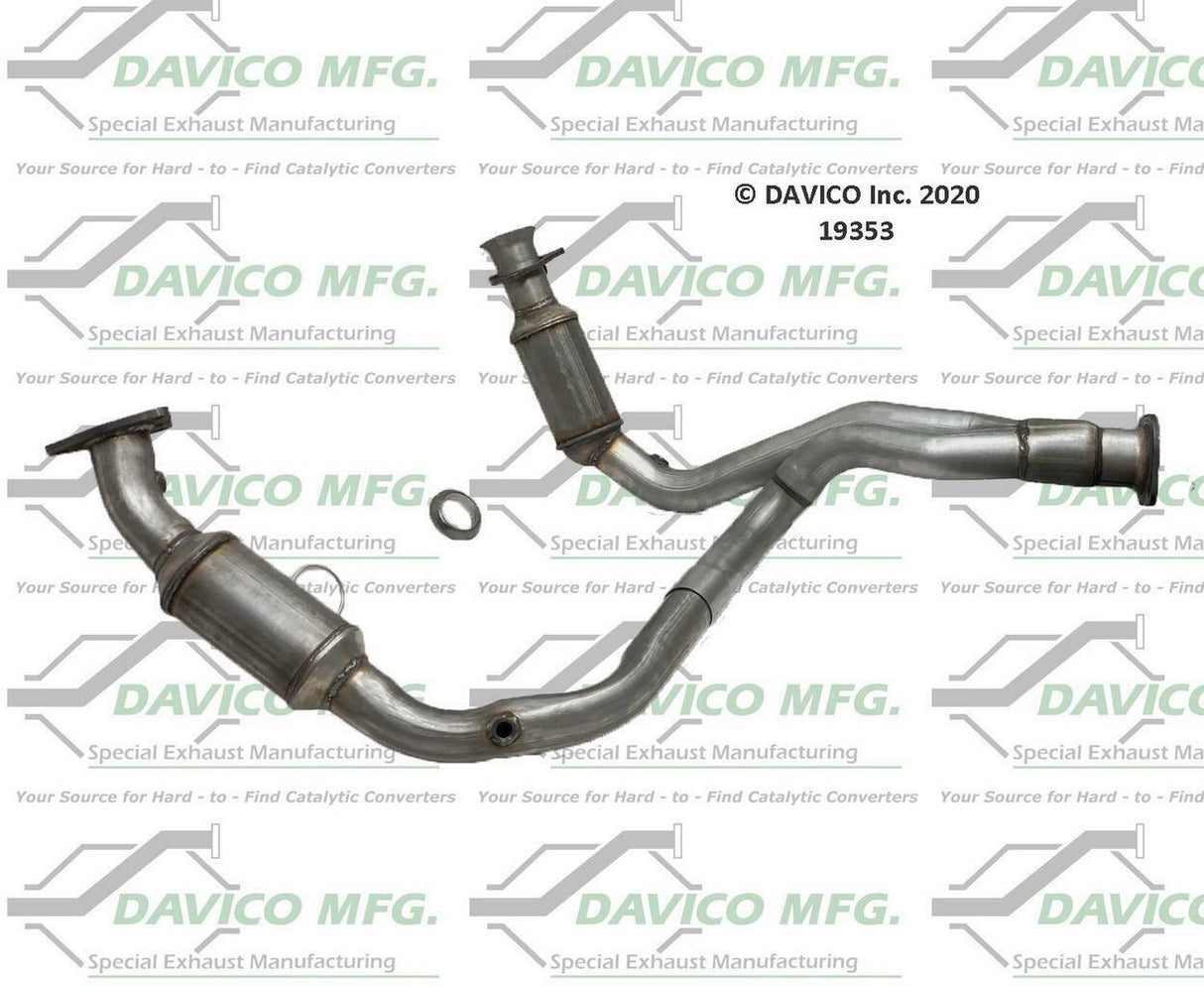 t 2006 Chevrolet Silverado 1500 Catalytic Converter 19353 Davico Mfg
