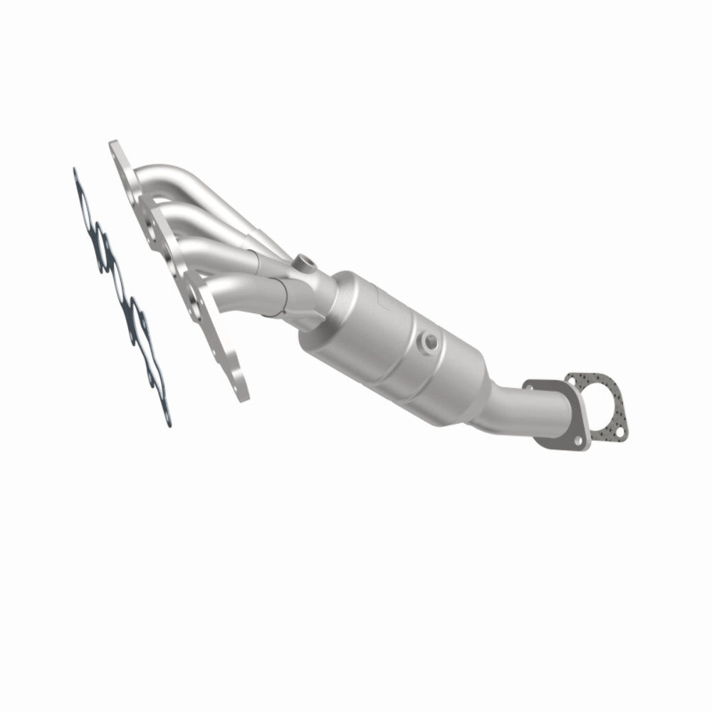 MagnaFlow direct-fit catalytic converter fits 2006-2009 Ford Fusion and Mercury Milan, this and 2006 Ford Fusion 2.3L stainless steel CARB compliant OBDII 49203