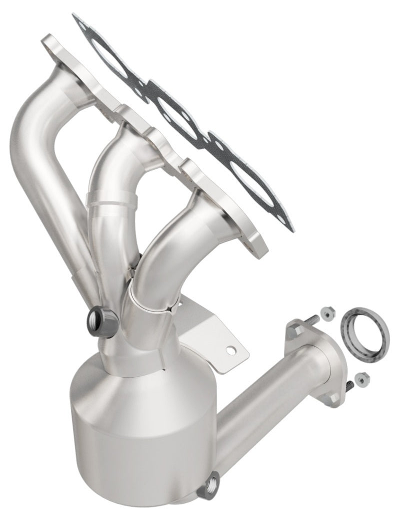 MagnaFlow direct-fit catalytic converter fits 2006 Ford Fusion, 2006 Lincoln Zephyr, and more, this and 2006 Ford Fusion 3.0L stainless steel CARB compliant 452011