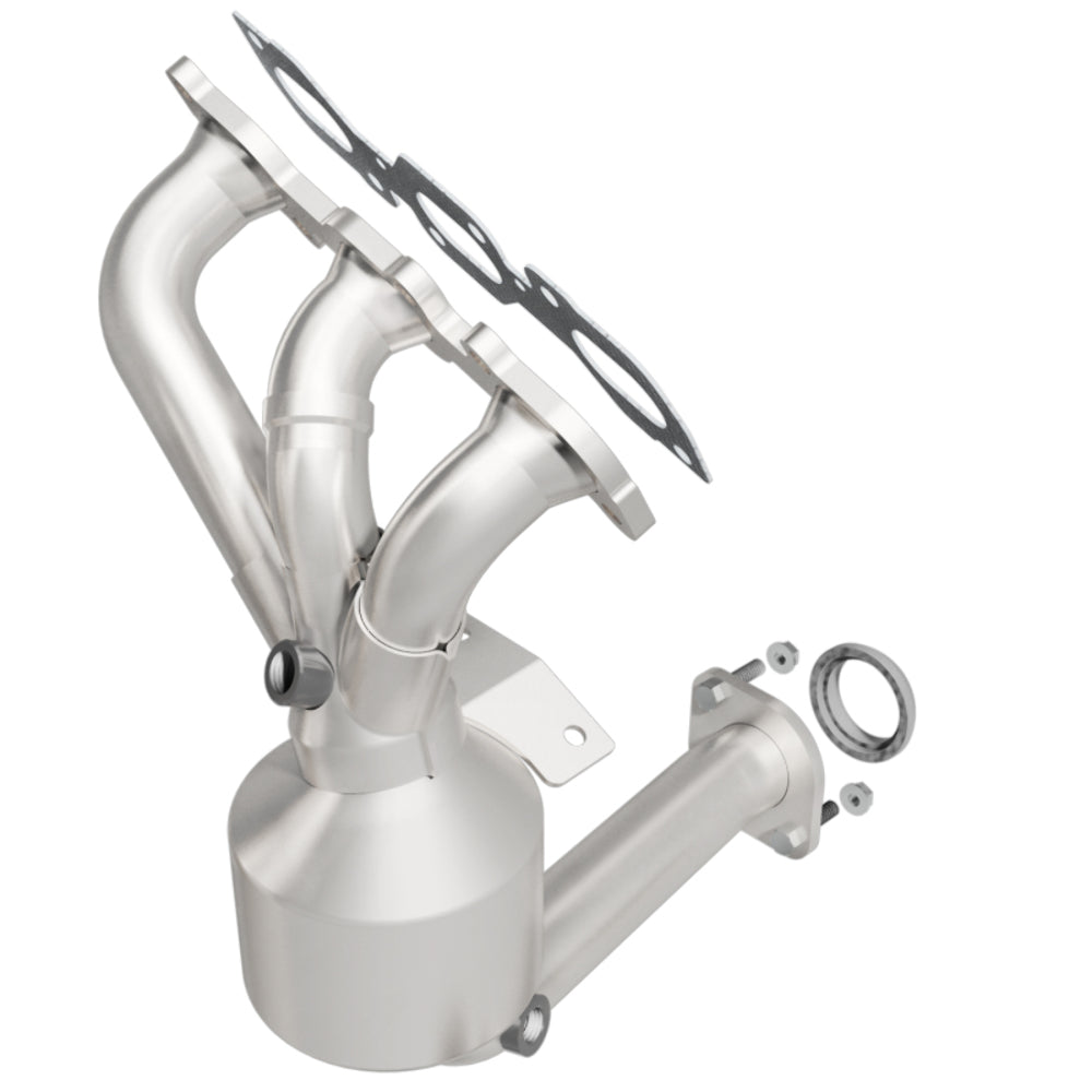 MagnaFlow direct-fit catalytic converter fits 2006 Ford Fusion, 2006 Lincoln Zephyr, and more, this and 2006 Ford Fusion 3.0L stainless steel CARB compliant 452011