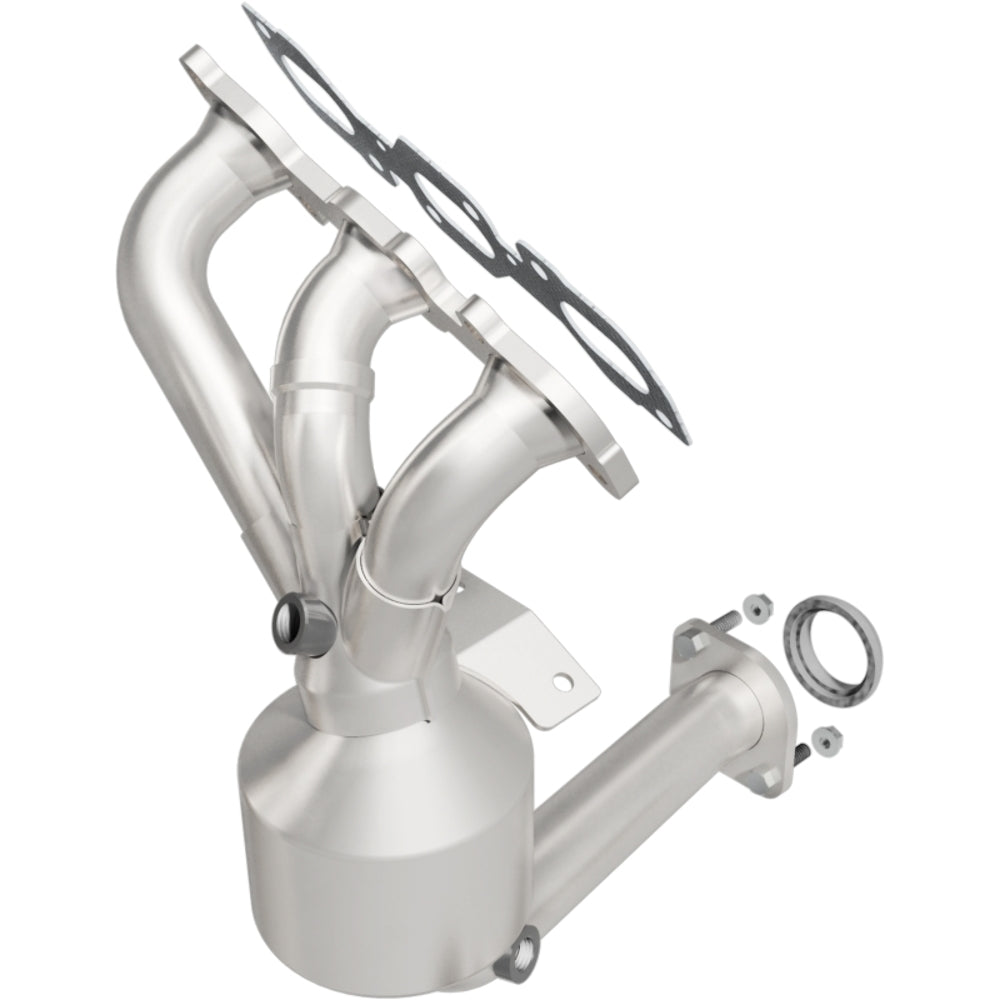 MagnaFlow direct-fit catalytic converter fits 2006 Ford Fusion, 2006 Lincoln Zephyr, and more, this and 2006 Ford Fusion 3.0L stainless steel CARB compliant 452011