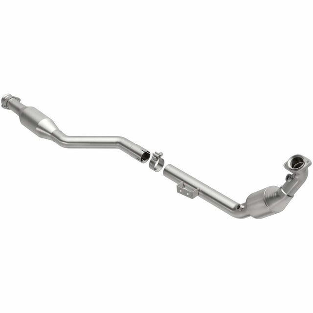 MagnaFlow direct-fit catalytic converter fits 2006 Mercedes-Benz S430, 2006 Mercedes-Benz S500, and more, this and 2006 Mercedes-Benz CL500 5.0L stainless steel CARB compliant 5515