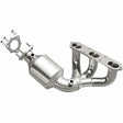 MagnaFlow direct-fit catalytic converter fits 2006 Porsche Cayman stainless steel CARB compliant