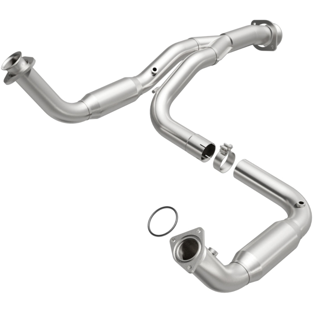 MagnaFlow direct-fit catalytic converter for 2007-2010 Chevy Silverado 2500 stainless steel CARB compliant 5451644