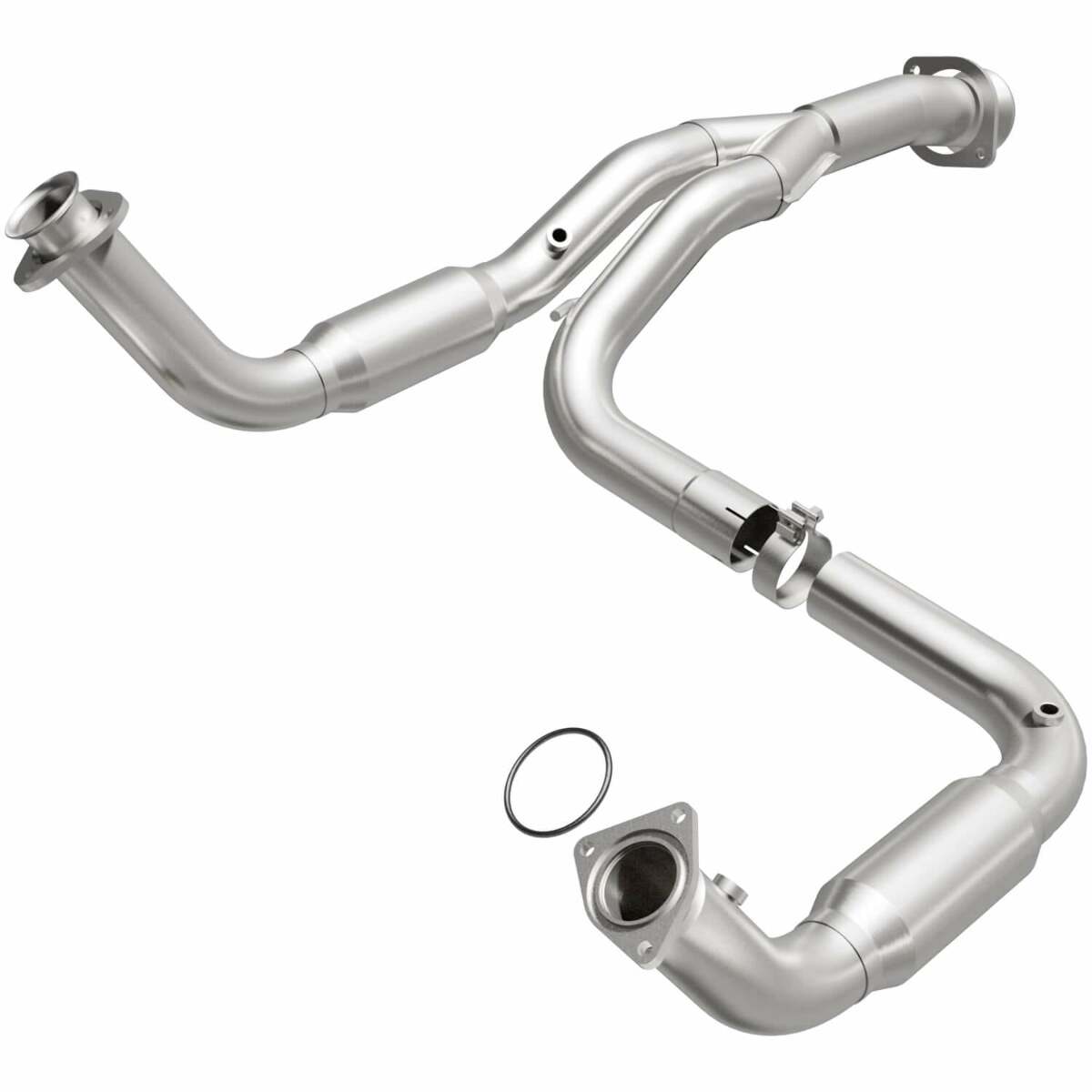 MagnaFlow direct-fit catalytic converter for 2007-2010 Chevy Sierra 2500 6.0L stainless steel CARB compliant 4551644
