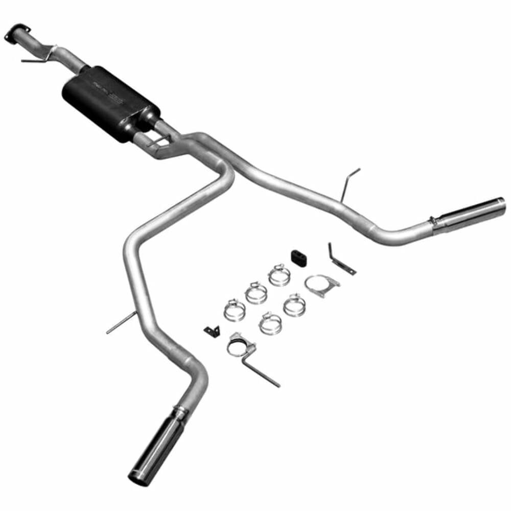 t 2007-2008 Chevrolet Tahoe Cat-back Exhaust System Flowmaster American Thunder 17430 Flowmaster