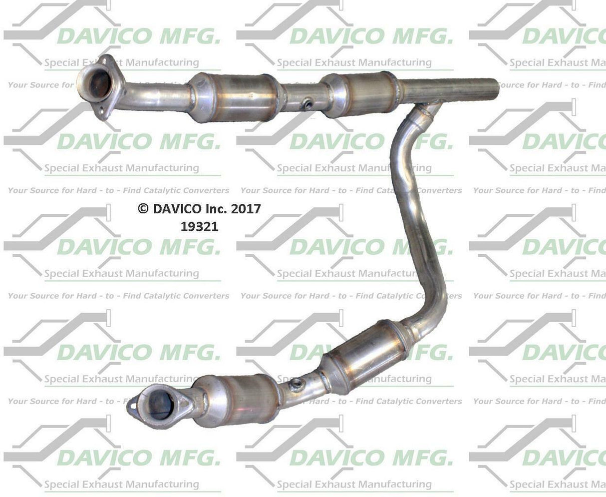 t 2007-2008 Ford E-150 Catalytic Converter 19321 Davico Mfg