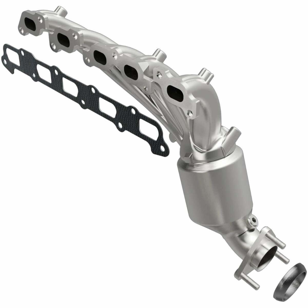 MagnaFlow direct-fit catalytic converter fits 2007-2008 Hummer H3, 2007 Chevrolet Colorado, and additional vehicles and 2007-2008 Hummer H3 3.7L stainless steel CARB compliant 5481