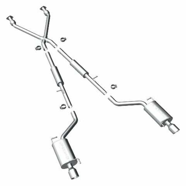 MagnaFlow cat-back exhaust system for 2007-2008 Infiniti G35 polished 16862