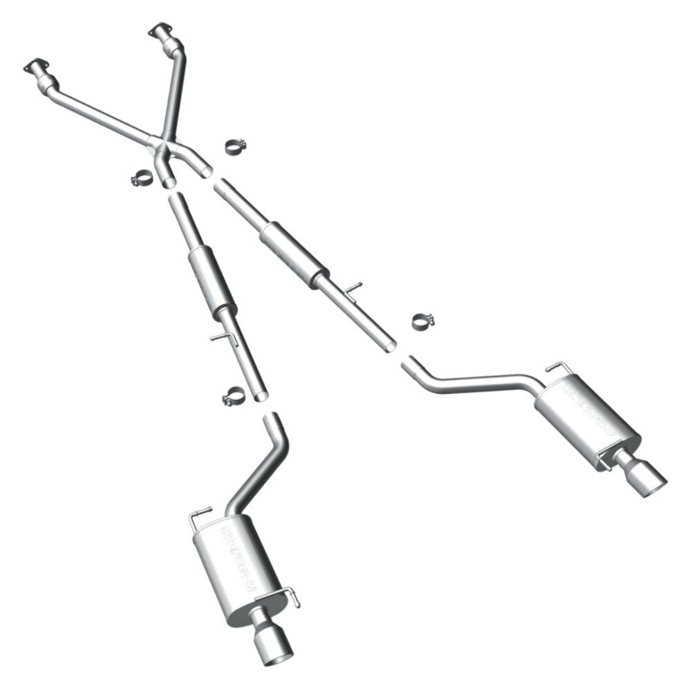 MagnaFlow cat-back exhaust system for 2007-2008 Infiniti G35 polished 16862