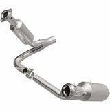 MagnaFlow direct-fit catalytic converter fits 2007-2009 Dodge Dakota and Mitsubishi Raider. Hardware is included to eliminate the hassle of working with corroded factory parts and 