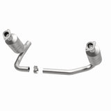 MagnaFlow direct-fit catalytic converter fits 2007-2009 Dodge Dakota and Mitsubishi Raider. Hardware is included to eliminate the hassle of working with corroded factory parts and 