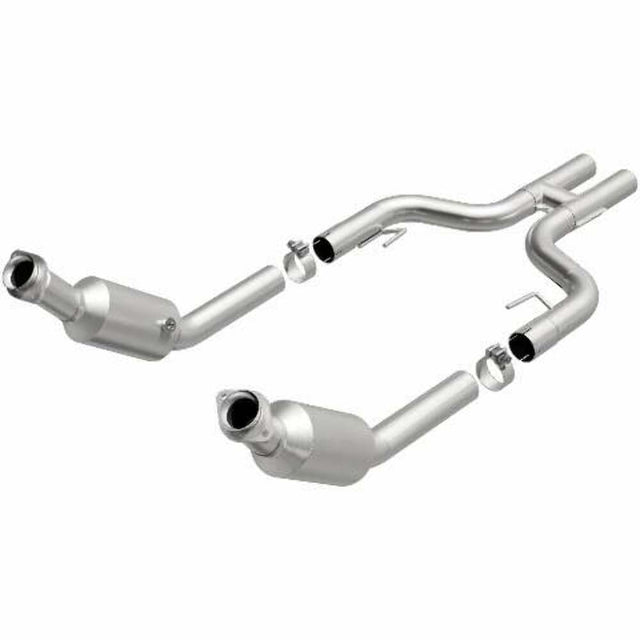 MagnaFlow direct-fit catalytic converter for 2007-2010 Ford Mustang 4.6L stainless steel CARB compliant 5561001