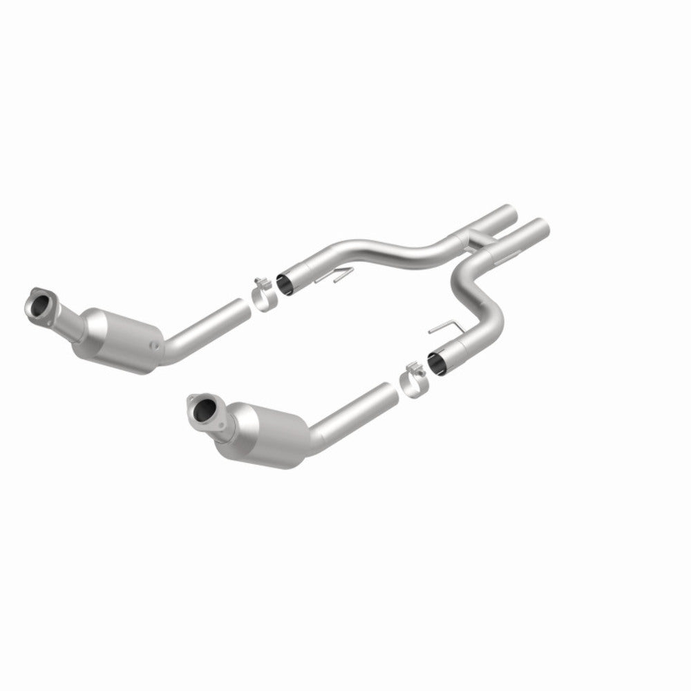 MagnaFlow direct-fit catalytic converter for 2007-2010 Ford Mustang 4.6L stainless steel CARB compliant 5561001