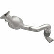 MagnaFlow direct-fit catalytic converter fits 2007-2010 Audi Q7 3.6L and 2008-2010 Volkswagen Touareg 3.6L 3.6 inch inlet/outlet stainless steel CARB compliant OBDII 52586