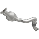 MagnaFlow direct-fit catalytic converter fits 2007-2010 Audi Q7 3.6L and 2008-2010 Volkswagen Touareg 3.6L 3.6 inch inlet/outlet stainless steel CARB compliant OBDII 52586