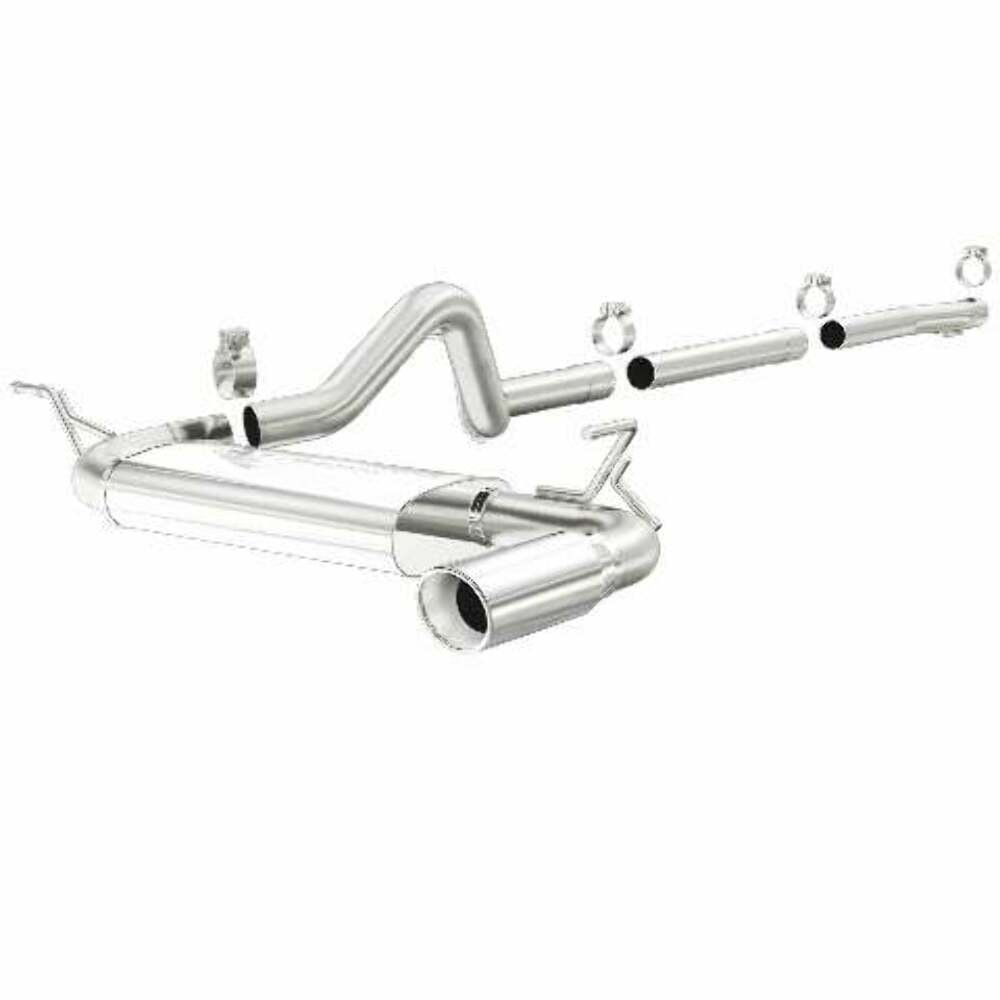 MagnaFlow cat-back exhaust system for 2007-2011 Jeep Wrangler stainless steel polished 16751
