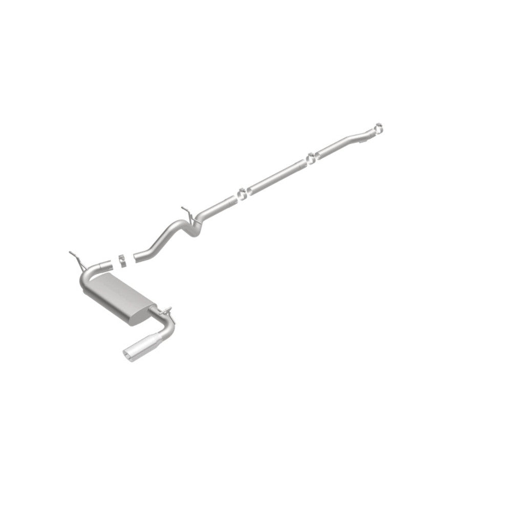 MagnaFlow cat-back exhaust system for 2007-2011 Jeep Wrangler stainless steel polished 16751