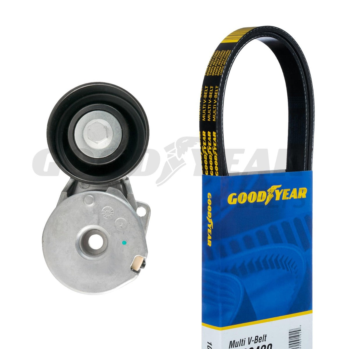 t 2007-2012 Nissan Versa Serpentine Belt Drive Component Kit Goodyear 3326 Good Year Belts