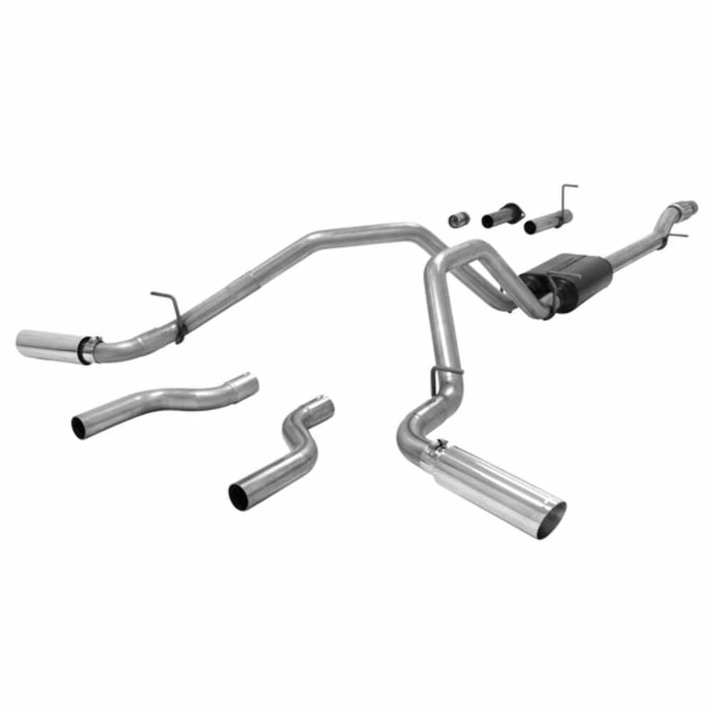 t 2007-2013 Chevrolet Silverado 1500 Cat-back Exhaust System Flowmaster American Thunder 817680 Flowmaster