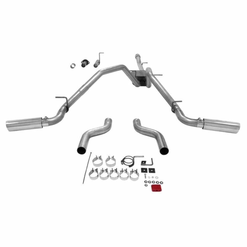 t 2007-2013 Chevrolet Silverado 1500 Cat-back Exhaust System Flowmaster American Thunder 817680 Flowmaster