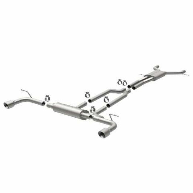 MagnaFlow cat-back exhaust system for 2007-2015 Audi stainless steel polished 15085