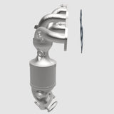 MagnaFlow catalytic converter for 2007-2018 Nissan Altima stainless steel CARB compliant OBDII