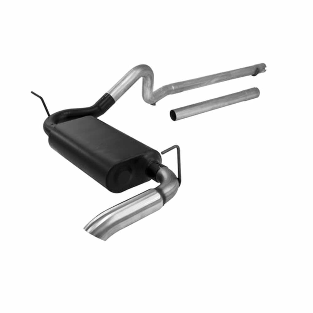 t 2007-2018 Jeep Wrangler Cat-back Exhaust System Flowmaster Force II 817514 Flowmaster