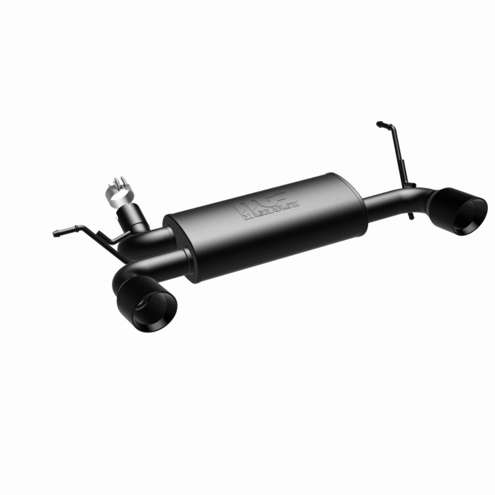 MagnaFlow axle-back exhaust system for 2007-2018 Jeep Wrangler stainless steel black 15160