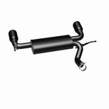 MagnaFlow axle-back exhaust system for 2007-2018 Jeep Wrangler stainless steel black 15160