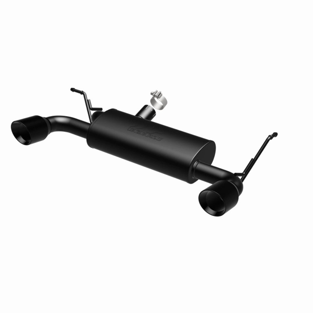 MagnaFlow axle-back exhaust system for 2007-2018 Jeep Wrangler stainless steel black 15160