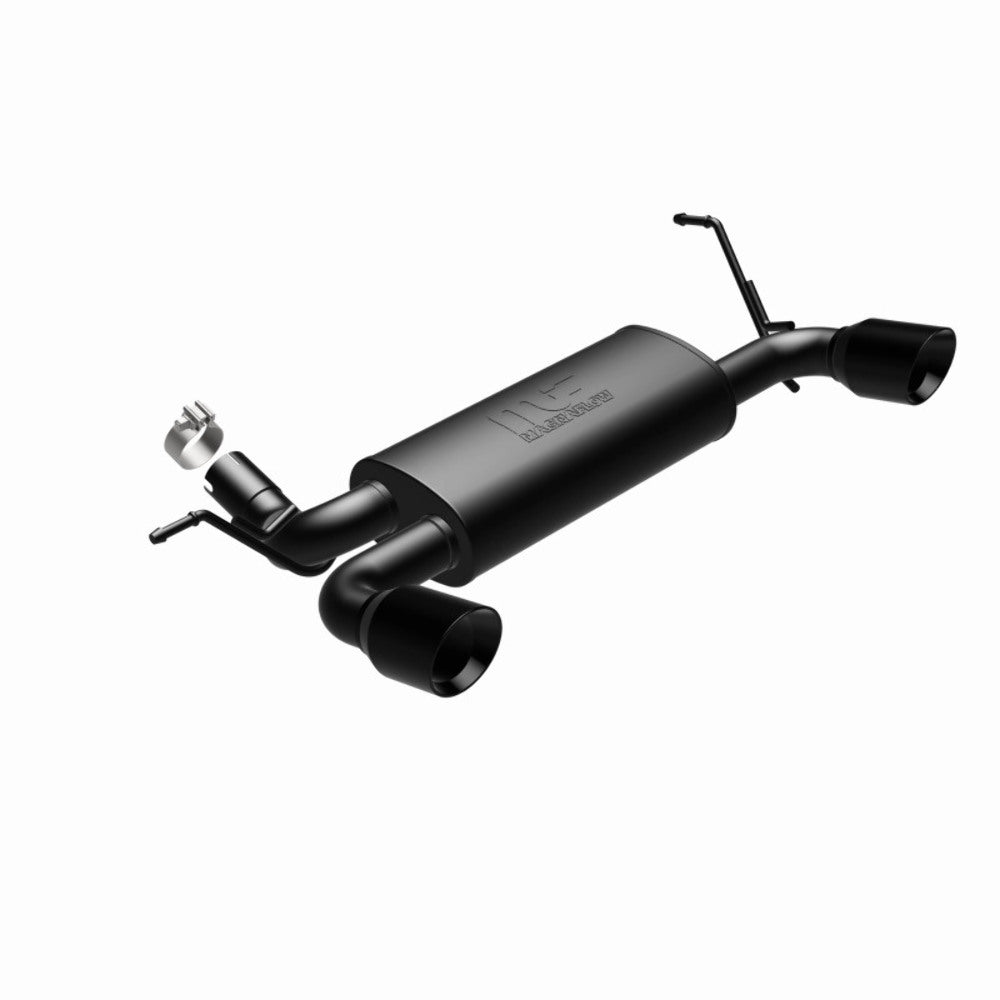 MagnaFlow axle-back exhaust system for 2007-2018 Jeep Wrangler stainless steel black 15160