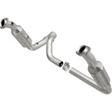 MagnaFlow direct-fit catalytic converter fits 2007 Ram 1500 V8 5.7 5.7 inch inlet/outlet stainless steel CARB compliant 52451
