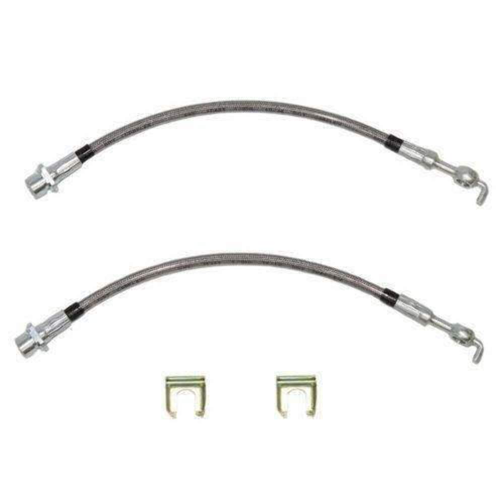 Brake Hose for 2007-2021 Toyota Tundra Rear Brake Flex Hose Kit Braided Stainless stainless steel