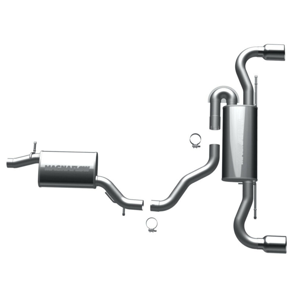 MagnaFlow cat-back exhaust system for 2008-2009 Audi stainless steel polished 16719