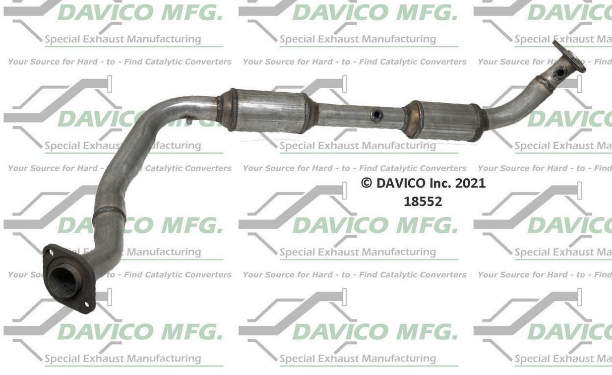 t 2008-2009 Toyota Sequoia Catalytic Converter 18552 Davico Mfg