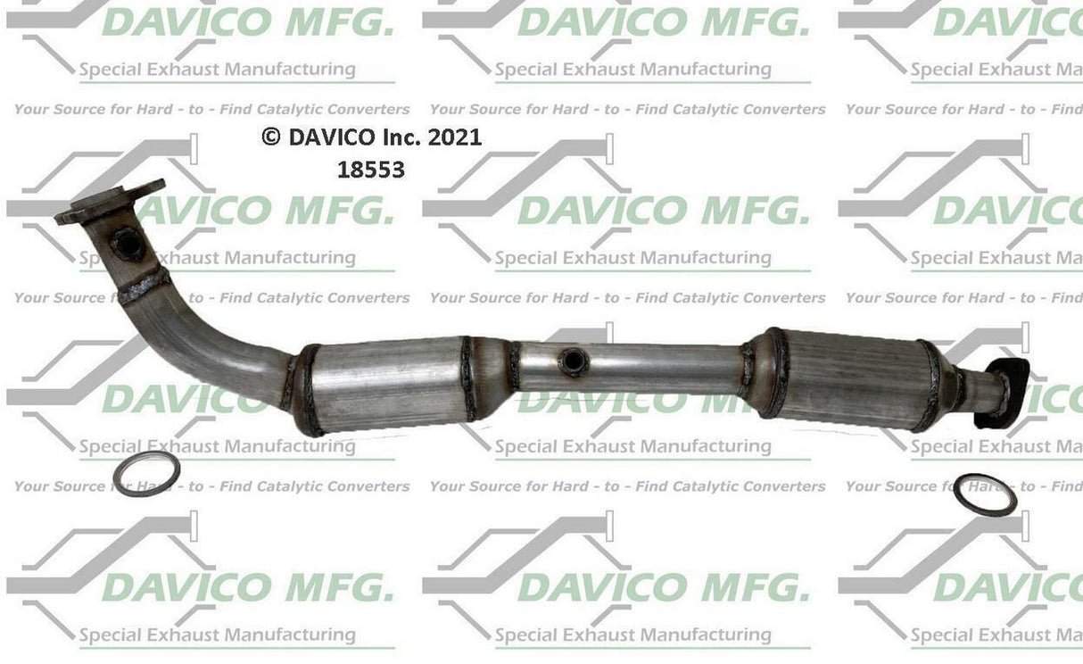 t 2008-2009 Toyota Sequoia Catalytic Converter 18553 Davico Mfg