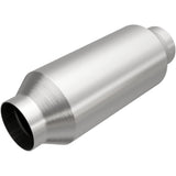 MagnaFlow universal catalytic converter 2.5 inch inlet/outlet stainless steel CARB compliant 5582406