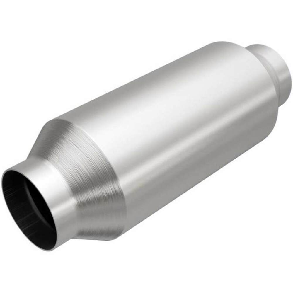 MagnaFlow universal catalytic converter 2.5 inch inlet/outlet stainless steel CARB compliant 5582406