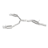 MagnaFlow cat-back exhaust system for 2008-2012 Audi S5 stainless steel polished 16598