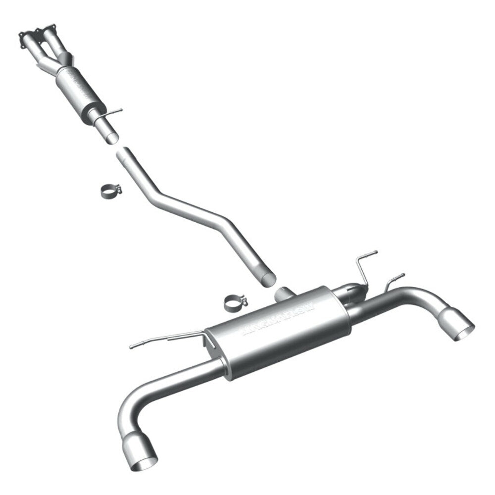 MagnaFlow cat-back exhaust system stainless steel polished 15576
