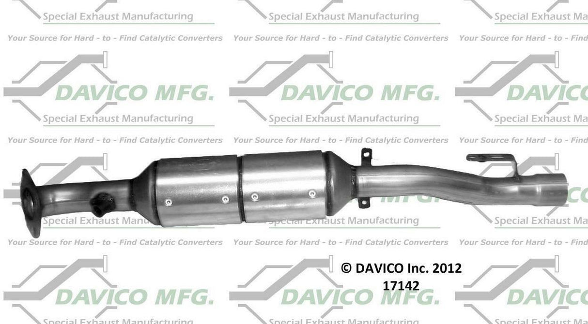t 2008-2012 Mitsubishi Lancer Catalytic Converter 17142 Davico Mfg