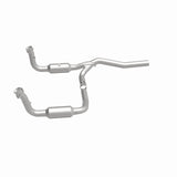 MagnaFlow direct-fit catalytic converter fits 2007-2008 Dodge Nitro and 2008 Jeep Liberty. Hardware is included to eliminate the hassle of working with corroded factory parts and 2