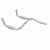MagnaFlow direct-fit catalytic converter fits 2007-2008 Dodge Nitro and 2008 Jeep Liberty. Hardware is included to eliminate the hassle of working with corroded factory parts and 2