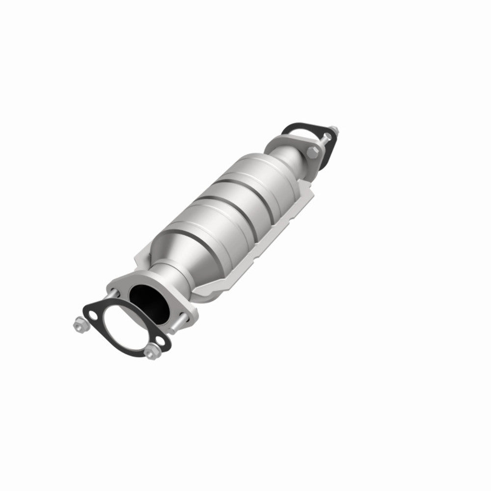 MagnaFlow direct-fit catalytic converter fits 2004-2009 Kia Spectra, 2004-2006 Hyundai Elantra, and more, this and 2008 Kia Spectra 2.0L stainless steel CARB compliant OBDII 51332