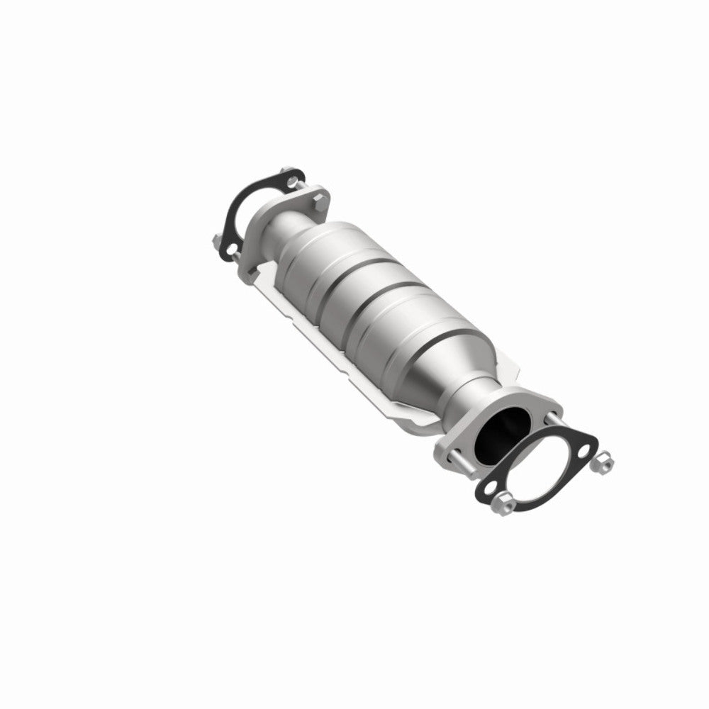 MagnaFlow direct-fit catalytic converter fits 2004-2009 Kia Spectra, 2004-2006 Hyundai Elantra, and more, this and 2008 Kia Spectra 2.0L stainless steel CARB compliant OBDII 51332