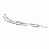 MagnaFlow direct-fit catalytic converter fits 2006-2009 2008 Volkswagen R32 and Audi A3 Quattro, this and 2008 Volkswagen R32 3.2L stainless steel CARB compliant 5461873