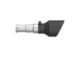 MBRP performance muffler fits 2009-2010 Dodge Ram 1500 T304 stainless steel black coated carbon fiber tip T5200BLK