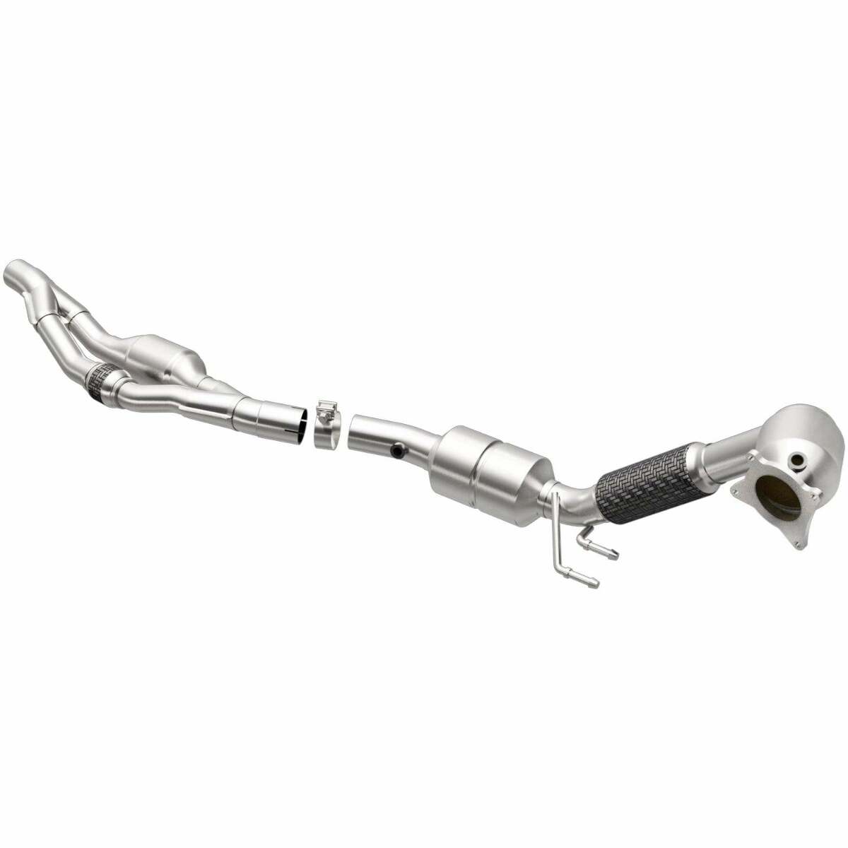 MagnaFlow direct-fit catalytic converter for 2009-2010 Audi 2.0L stainless steel CARB compliant 551715